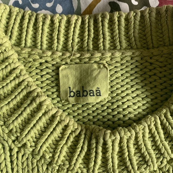 Babaa No. 16 Jumper in Green Tea - Picture 3 of 10